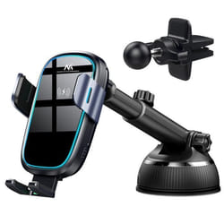 Support de voiture - Maclean - MCE129 - Chargeur sans fil Qi - 15W - Compatible 47-67 pouces