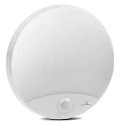 Lampe LED Maclean à détecteur de mouvement infrarouge blanche 10W IP44 blanc naturel (4000K) 900lm MCE357 W