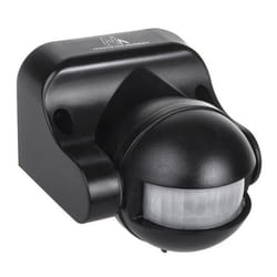 Détecteur de mouvement PIR infrarouge Maclean MCE358 B noir IP44 portée 12m charge max. 800-1200W