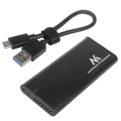 Boîtier de disque ssd Maclean MCE443 NVMe SATA SSD M.2 NVMe (PCIe) NGFF (SATA) Supporte USB 3.1 2230/2240/2260/2280 USAP
