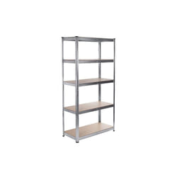 Greenblue - armoire de stockage en métal 175KG X5 180X90X40CM vertbleu, galvanisé, pliable, mdf, GB378