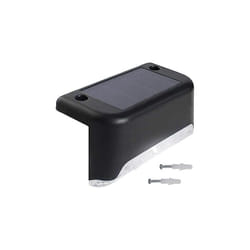Maclean Mce319 Lampe Solaire Pour Terrasse Lampe D'Escalier Détecteur De Crépuscule Ip44 4000 K Ni-Mh 100 Mah 80x45x45 Mm