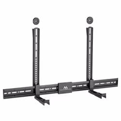 Support pour barre de son - Maclean - MC-465 - Profondeur réglable 86-155mm - 15kg max - Noir