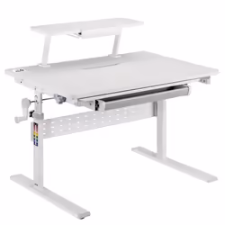 Bureau ergonomique pour enfants Ergo Office ER-483 réglable en hauteur gris max 40kg 900x600 mm