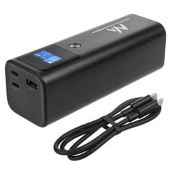 Maclean MCE335 Powerbank 24600 mAh avec fonction de charge rapide USB C entrée et sortie batterie externe Power Delivery (PD) 140