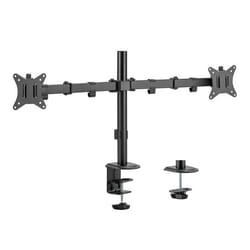 Support de bureau - Maclean - MC-754N - 2 moniteurs - Inclinaison +45° à -45° - VESA 75x75/100x100