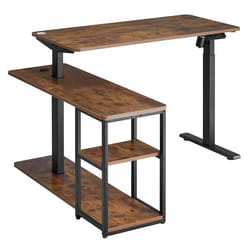 Bureau debout assis - Ergo Office - ER-450 - Élévateur électrique - Hauteur réglable 73-121 cm - Charge 70 kg
