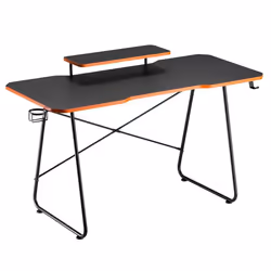Bureau gaming avec tablette pour moniteur NanoRS 50kg max hauteur 850mm noir RS170