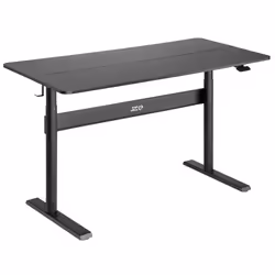 Bureau assis debout - Ergo Office - ER-453 - Réglable en hauteur - Plateau 140x68cm - Noir