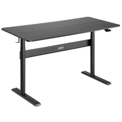 Bureau assis debout - Ergo Office - ER-453 - Réglable en hauteur - Plateau 140x68cm - Noir