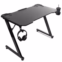 Bureau gaming - NanoRS - RS345 - Noir - 110x60cm - Charge max 150kg