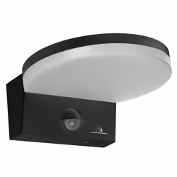 Lampe LED à détecteur de mouvement Maclean applique PIR noir 15W IP65 1560lm blanc neutre (4000K) MCE344 B