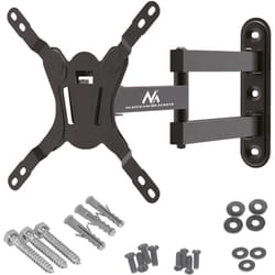 Maclean - Support mural à mouvement complet pour moniteur tv MC-418 23'-43' 30 kg max vesa 200x200 Noir Support de support mural inclinable et