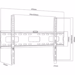 【Convient pour de 32 " a 100"】Ce support mural de est idéal pour les télévisions witha d'une diagonale de de 32 a 100 pouces  ...