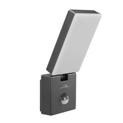 Lampe LED Maclean MCE516 GR avec détecteur de mouvement gris 10W IP65 800lm 4000K