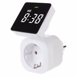 Prise programmable GreenBlue GB610 F Horloge digitale minuterie charge max.16A IP20