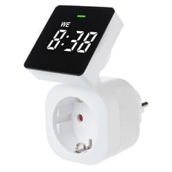 Prise programmable GreenBlue GB610 F Horloge digitale minuterie charge max.16A IP20