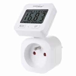 Compteur dénergie - GreenBlue - GB615 E - 16A - 3680W - Affichage LCD réglable