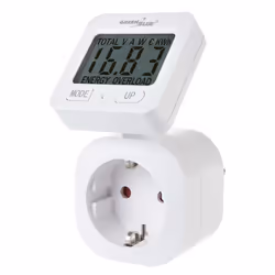 Compteur dénergie wattmètre GreenBlue GB615 F 16A max.3680W mémoire secondaire