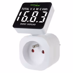 Compteur dénergie - GreenBlue - GB620 E - 16A - 3680W - Affichage LCD rotatif