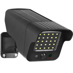 Caméra factice solaire Maclean SOL1803S clignotant LED détecteur de mouvement LED éclairage autocollant
