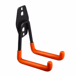 Support mural de garage - Maclean - MC-442 - Acier - Charge max 70kg - Noir et orange