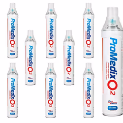 Inhalateur doxygène portable 994% Promedix 12L PR-994 lot de 9 pieces