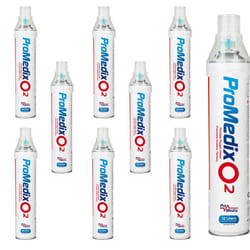 Inhalateur doxygène portable 994% Promedix 12L PR-994 lot de 9 pieces