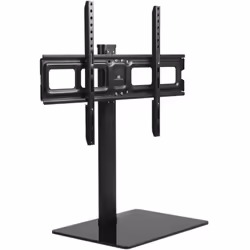 Maclean MC-386 Support TV universel pour meuble, commode, table, bureau, 32" - 75" 40 kg VESA 35° rotatif en verre trempé, ha ...