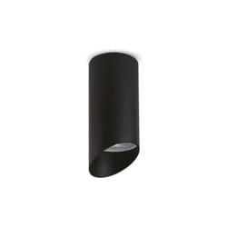 Maclean - luminaire/tube apparent, spot, rond, aluminium, GU10, 55X130MM, noir, MCE360 b