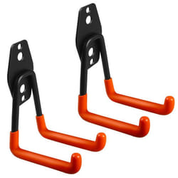 Set de 2 supports mural de garage Maclean MC-442 pour pneus outils de jardin échelle tuyaux. acier charge max. 70kg 2 pièces