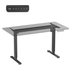 Bureau électrique réglable - Ergo Office - ER-400 - Hauteur max 116 cm - Charge max 80 kg - Noir