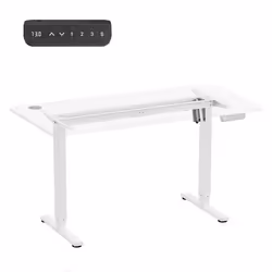 Bureau électrique - Ergo Office - ER-400 - Hauteur max. 1160mm - Charge max. 80kg - Blanc