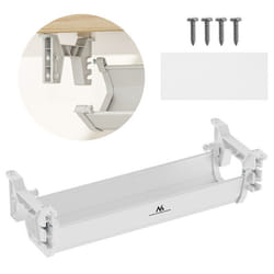 Organisateur de câbles/rallonges Maclean sous le bureau charge max. 5kg blanc MC-106 W