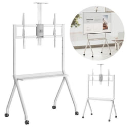 Chariot TV - Maclean - MC-114 - 55-100 pouces - Charge max. 120kg - VESA 900x600 - Blanc
