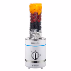 Noveen SB1100 X-LINE, Mélangeur de table, 0,6 L, Fonction d'impulsion, Pileur de glace, 300 W, Blanc