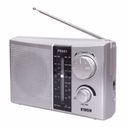 Noveen PR451 Radio portable Argent