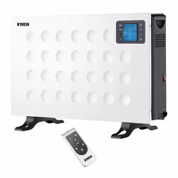 Noveen CH8000 LCD Smart, Chauffage électrique à convecteur, 24 h, Intérieure, Sol, Blanc, LCD