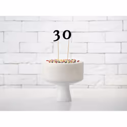 PartyDeco KPZ1-010-KARTON lettre et chiffre décoratifs Chiffre décorative