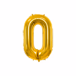 PartyDeco FB1M-0-019, Ballon-jouet, Feuille, Or, Monochromatique, Universel, Universel
