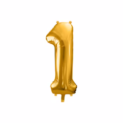 PartyDeco FB1M-1-019, Ballon-jouet, Feuille, Or, Monochromatique, Universel, Universel