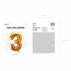PartyDeco FB1M-3-019 décoration de fête Ballon-jouet
