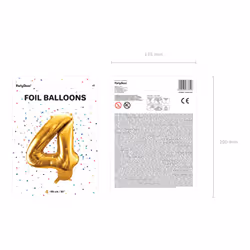 PartyDeco FB1M-4-019 décoration de fête Ballon-jouet