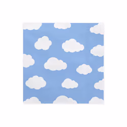PartyDeco SP33-14, Bleu, Blanc, Papier, Motif, 330 mm, 330 mm, 20 pièce(s)