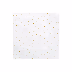PartyDeco SP33-23-008, Or, Blanc, Motif, 330 mm, 330 mm, 16,5 cm, 16,5 cm