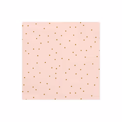 PartyDeco SP33-23-081J, Or, Rose, Motif, 330 mm, 330 mm, 16,5 cm, 16,5 cm
