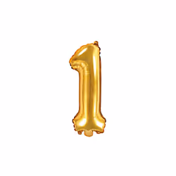 PartyDeco FB10M-1-019, Ballon-jouet, Feuille, Or, Monochromatique, Universel, Universel