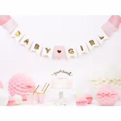 PartyDeco GRL60 décoration de fête Banderole en tissu