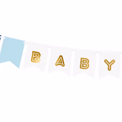 PartyDeco GRL61 décoration de fête Banderole en tissu