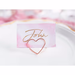 PartyDeco PCH1-019R-KARTON rangement de cartes de visites Or rose